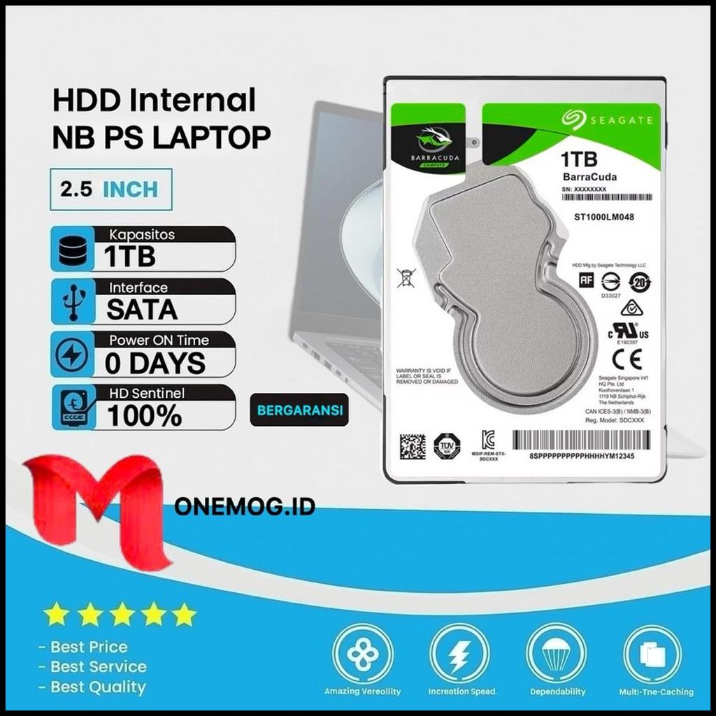 Hardisk Laptop 1Tb Seagate Barracuda Sata 2.5" Baru Hardisk 1Tb/500Gb/320Gb For Laptop Nb Ps