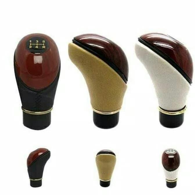 Gear/Shift Knob Motif Kayu Mobil Grand Avanza Xenia Asli