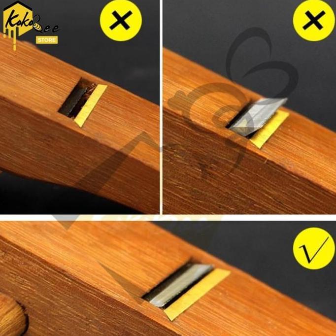 Kokok- Alat Mesin Ketam Serut Kayu Mini Manual Hand Planer Trimming Plane