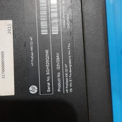PC KOSONGAN PRODESK 490 G2 MT SLOT RAM 4 SLOT