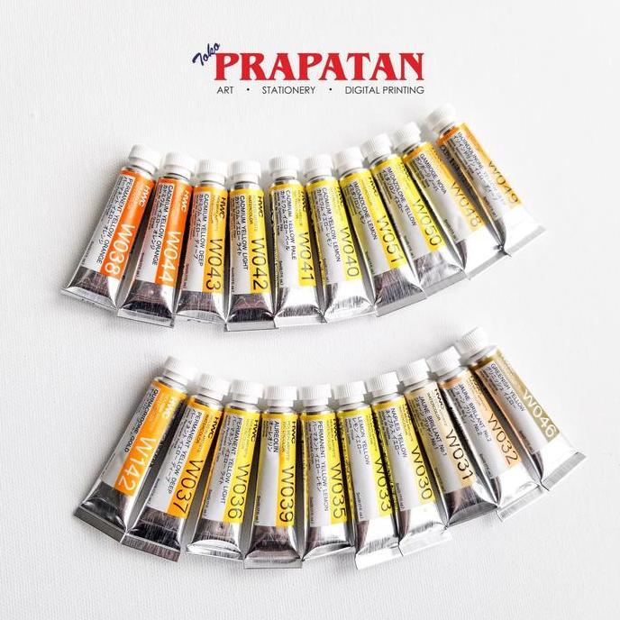 Indahkan- Holbein Artists Watercolor 5Ml Yellow Collection