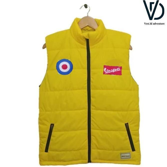 Rompi (Vest) Piaggio VESPA / rompi motor penahan angin / rompi parasut tebal / rompi bikers / rompi 