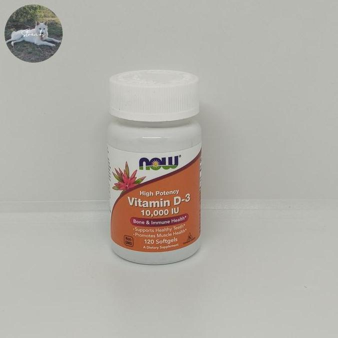 VITAMIN D3 NOW 10000IU 120 SOFTGELS