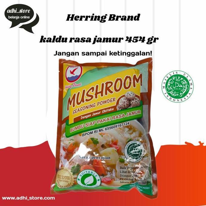 Backto- Herring Brand Kaldu Jamur 454Gr