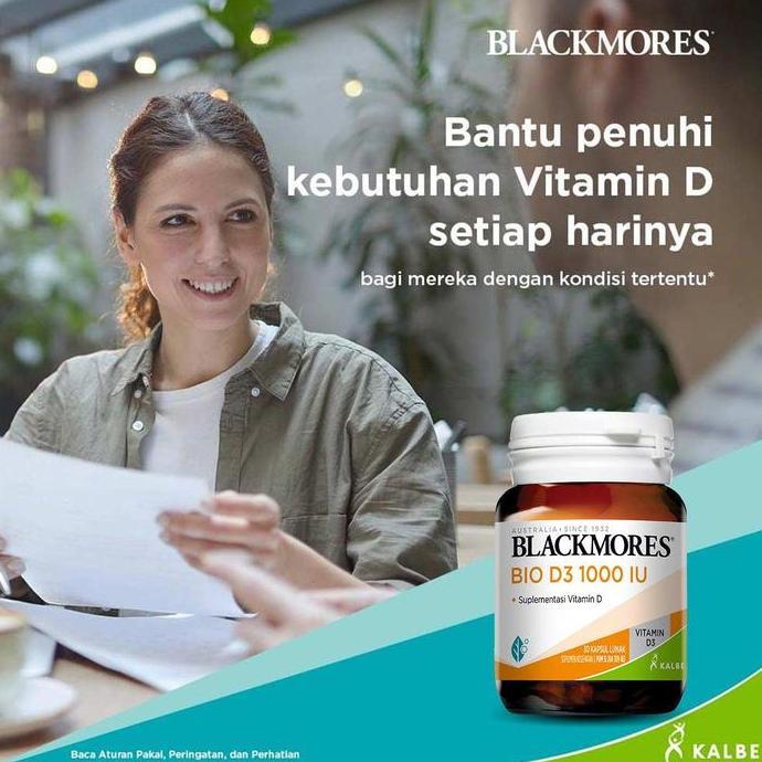 Blackmores Bio D3 1000 IU 30 Capsule - Suplemen Kalsium