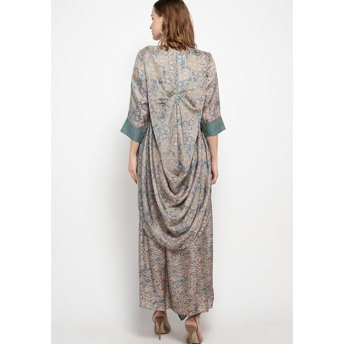 Nayara Muslim Batik Set Indira / Baju Kondangan / Pesta / kaftan set / Batik Viscose / Setelan Batik