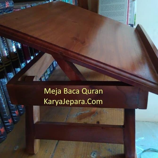 Meja baca quran Rehal Rekal Taktakan AlQuran bisa disetel kemiringan PG