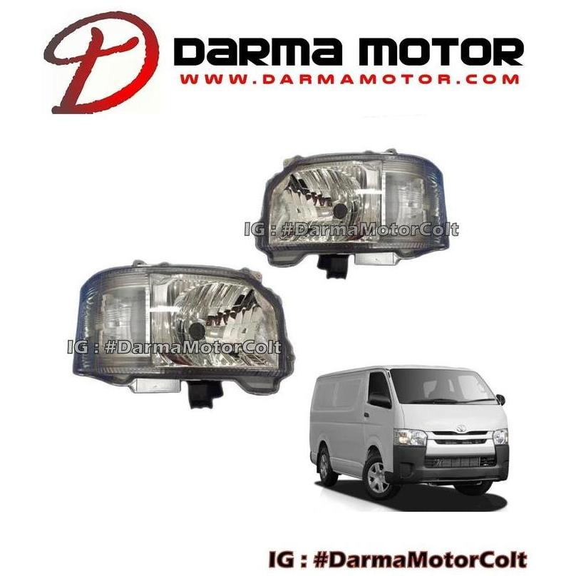 LAMPU DEPAN HIACE TOYOTA TAHUN 2014-2016 TERBAIK