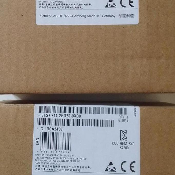 Update PLC Siemens S7-200 CPU224XP 6ES7 214-2BD23-0XB0 6ES7214 2BD23 0XB8 alfa-p00 Buru Order
