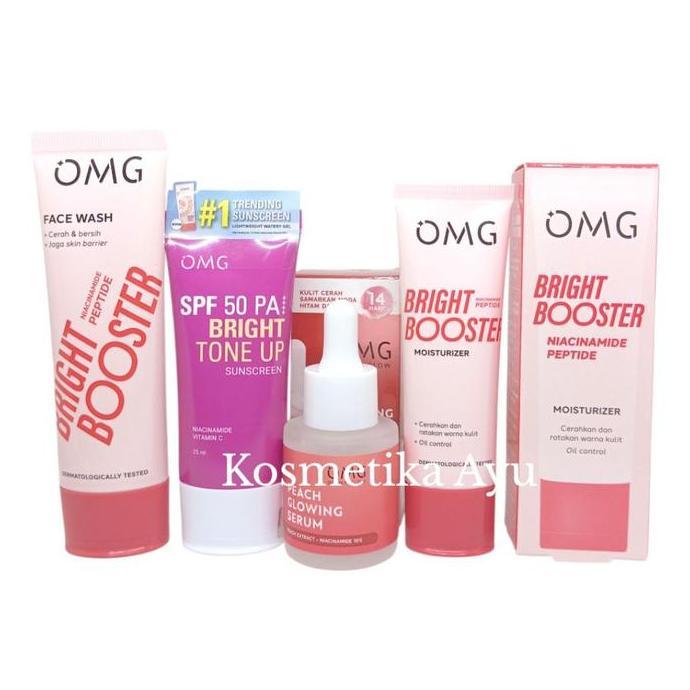 sswwgudang - [omg1ttka] omg oh my glow paket lengkap super glow kit / omg skincare glow paket semua 
