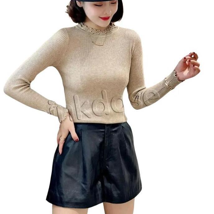 MANSET KRIWIL PREMIUM / DALAMAN RAJUT KRIWIL / DALAMAN RAJUT WANITA /23164 Baju Lembut   Knitwear At