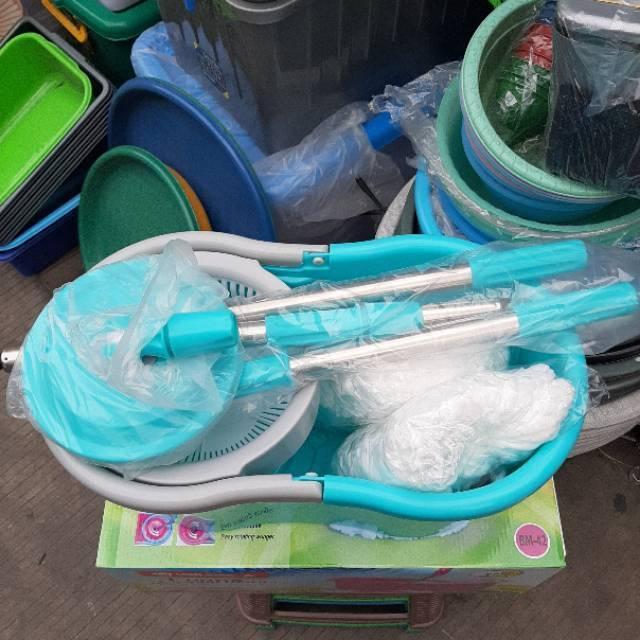 New Kain Pel Lantai Spin Mop / Pel Lantai + Ember / Spin Mop Berbagai Merk / Kain Pel Ember