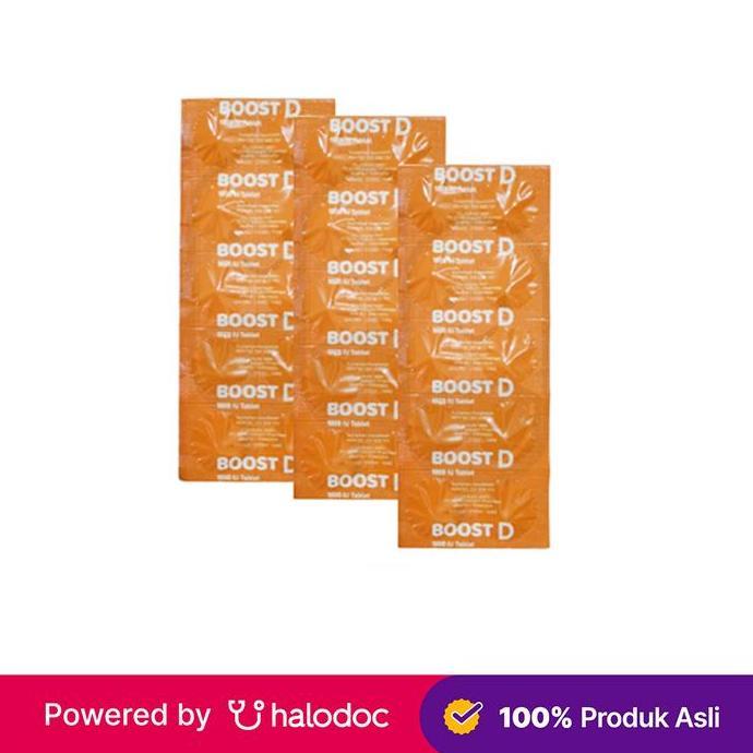 Boost D 1000 IU 3 Strip (10 /Strip) - Vitamin D - Halodoc