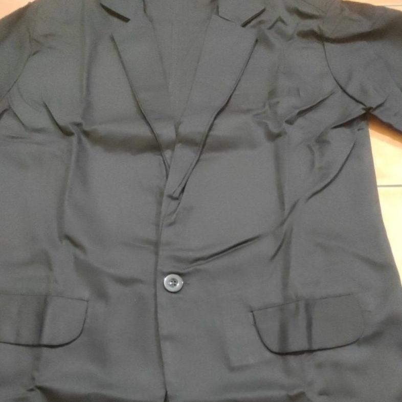 TERBARU BPS COD Blazer / Jas Pria VENTURA hitam sanmer premium S M L XL ventu black formal busa kain