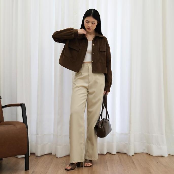 Momi- Corduroy Outer Wanita | Evelyn Outer | Hulm
