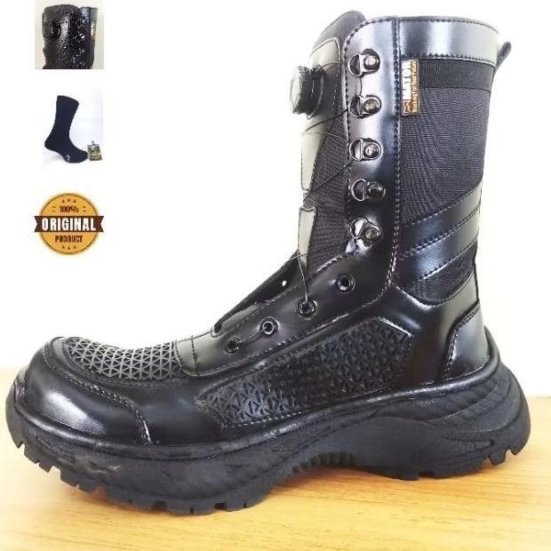 Sepatu PDL Tali Putar, Sepatu Tni tali putar, Sepatu Satpam Talibputar, sepatu Tali putar, sepatu bo