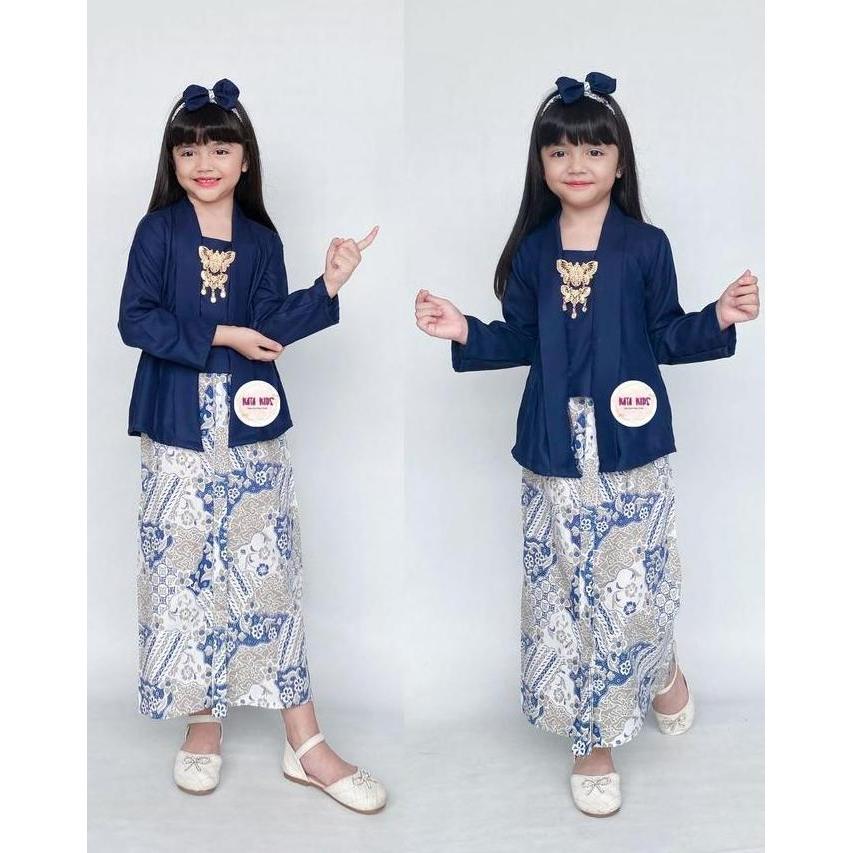 Kata Kids Kebaya Anak Kutubaru KATUN Panjang / Setelan Kebaya Anak