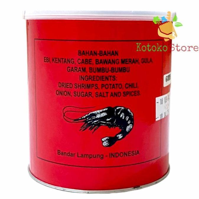 Ready !!! Sambal Goreng Udang Suseno Lampung / Sambel Goreng Kentang Ebi Suseno Kaleng 250gr