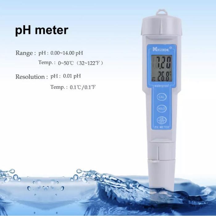 CT-6023 Digital pH Meter Tester Alat Ukur Keasaman Air Portable pH Tester Penguji Air Minum Aquarium