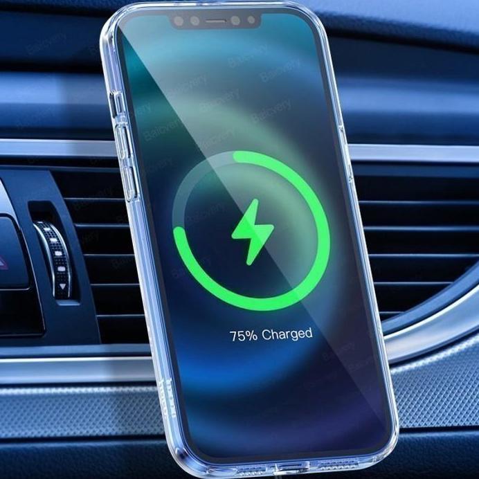 Case  untuk Vivo V19 MAGSAFE Wireless Magnetic Tpu Premium Bumper Magnetic Clear Softcase