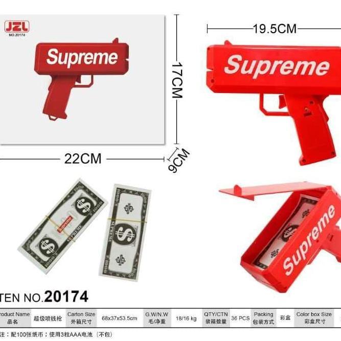 Wasingten- Money Gun Supreme / Mainan Pistol Supreme