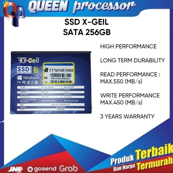 Saveyou- Ssd 256Gb Sata Iii X-Geil Garansi 3 Tahun