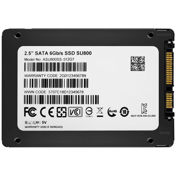 Saveyou- Adata Ssd Su800 Internal 2.5 Sata Iiia 512Gb