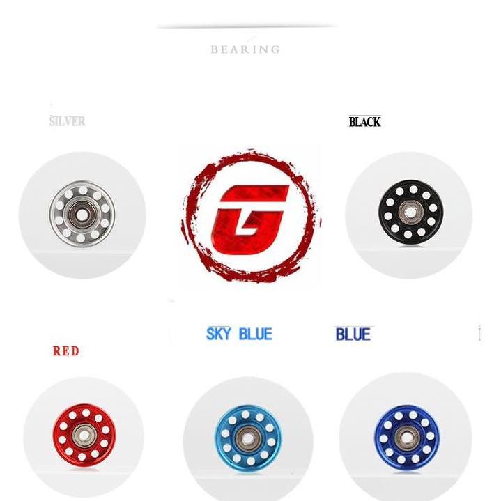 Wasingten- Roller 13Mm Ball Race Rollers Lw Aluminum Ringless Black