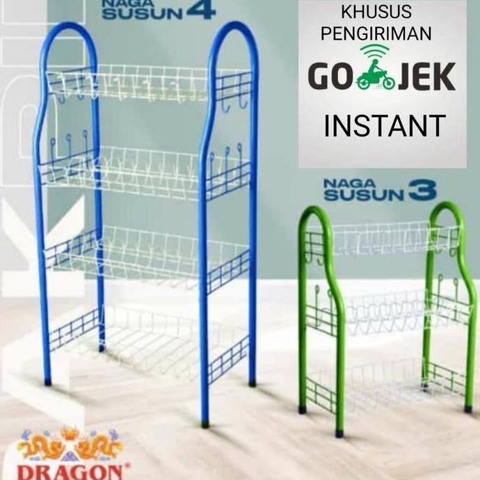 TERLARIS - RAK PIRING DRAGON 4SUSUN/RAK PIRING JADUL DRAGON 4 SUSUN