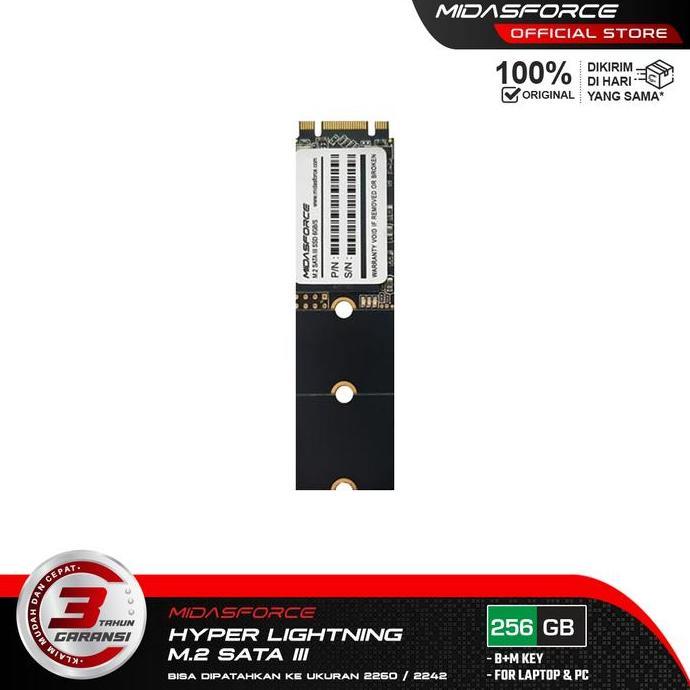 Saveyou- Ssd M.2 Sata 256Gb Midasforce Hyperlightning