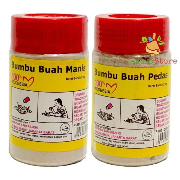 Ready  Garam Buah Cap Elang/ Bumbu Kiamboy / Garam Buah Pedas dan Manis 150gr