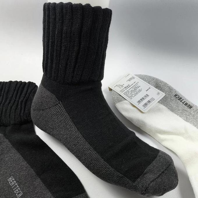 Boyboy- Kaos Kaki Uniqlo Heattech Socks Men Pria Tanggung