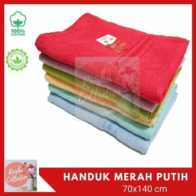 RC Paket 4PCS Handuk Merah Putih Jumbo by Terry Palmer