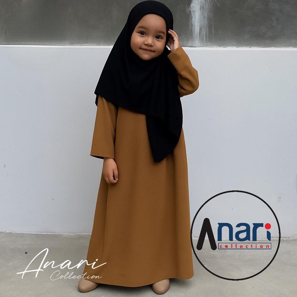 BEST SELLER (BISA COD) MECA ABAYA ANAK TURKI POLOS WOLPIS PREMIUM UMUR 5 - 13 TAHUN / DRESS GAMIS AB