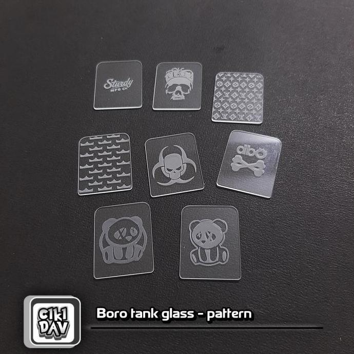 Kantowi- Boro Tank Glass Motif Kaca Boro