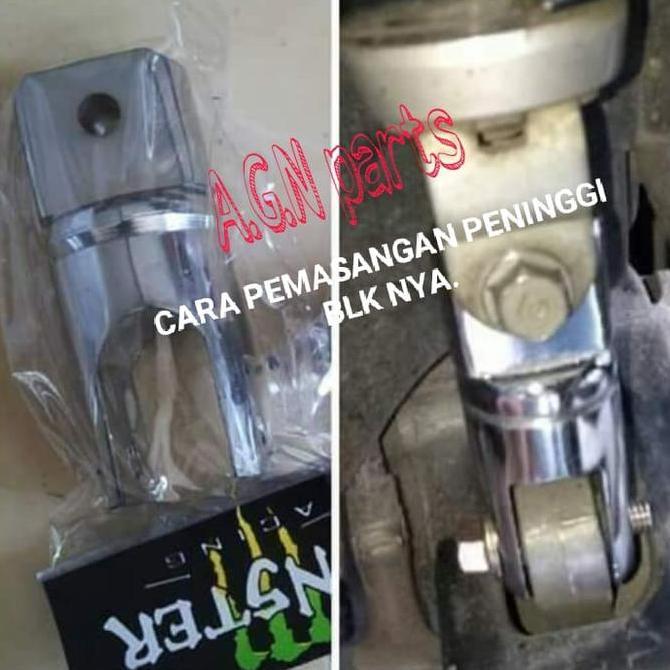 PAKET PENINGGI SHOCK DEPAN BELAKANG XRIDE OLD/ LAMA MODIF TRAIL
