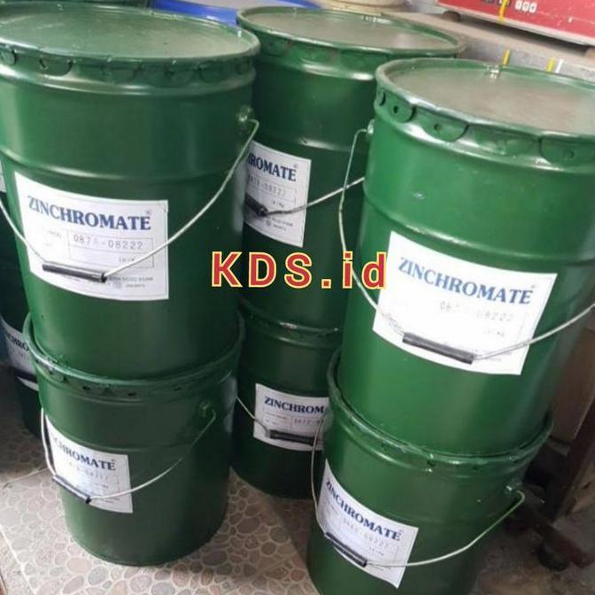 BEST SELLER... Cat Pail Zincromate hijau Cat Dasar Besi 18kg