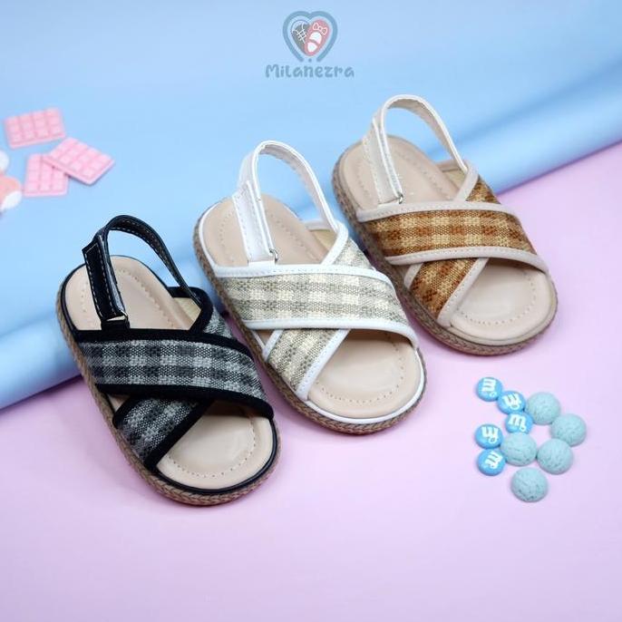 S04 Model Kenshin MILANEZRA Sandal Anak Walker  Umur 1 - 2 Tahun (TERBAIK) (TERBARU) (TERMURAH)