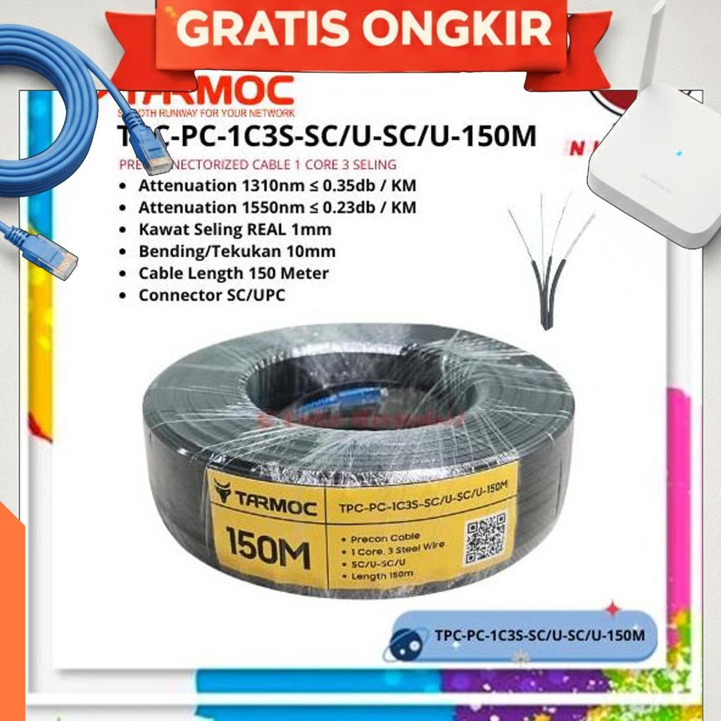 Kabel Fo Preconnectorized 150 Meter/Precon Fo 150 Mtr Dropcore