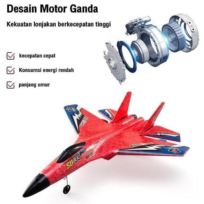 Zz99- Hadiah Untuk Anak-Anak Selama Ramadhan Mainan Pesawat Terbang Baterai Pesawat Remote Control T