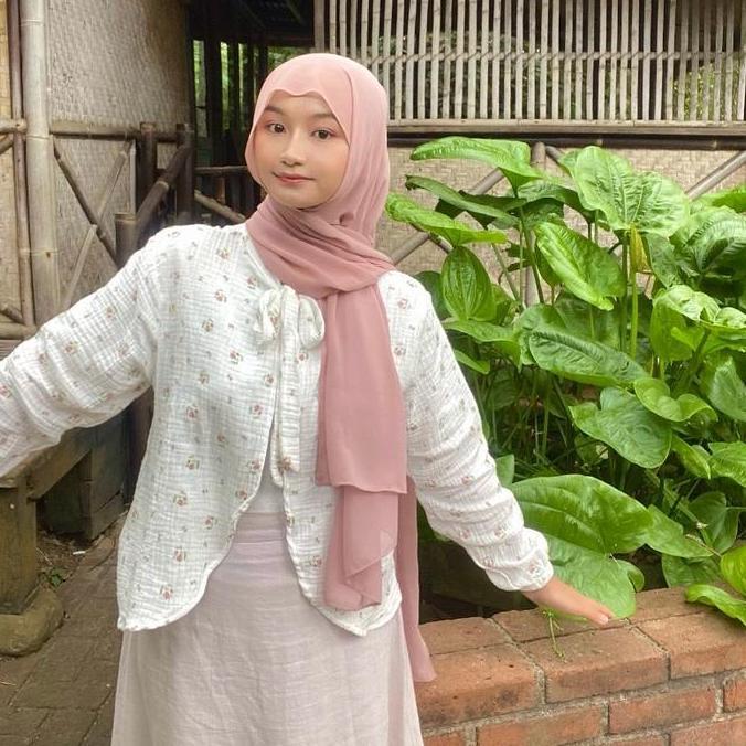 CAMILLA OUTER / CARDIGAN / OUTER MOTIF BUNGA