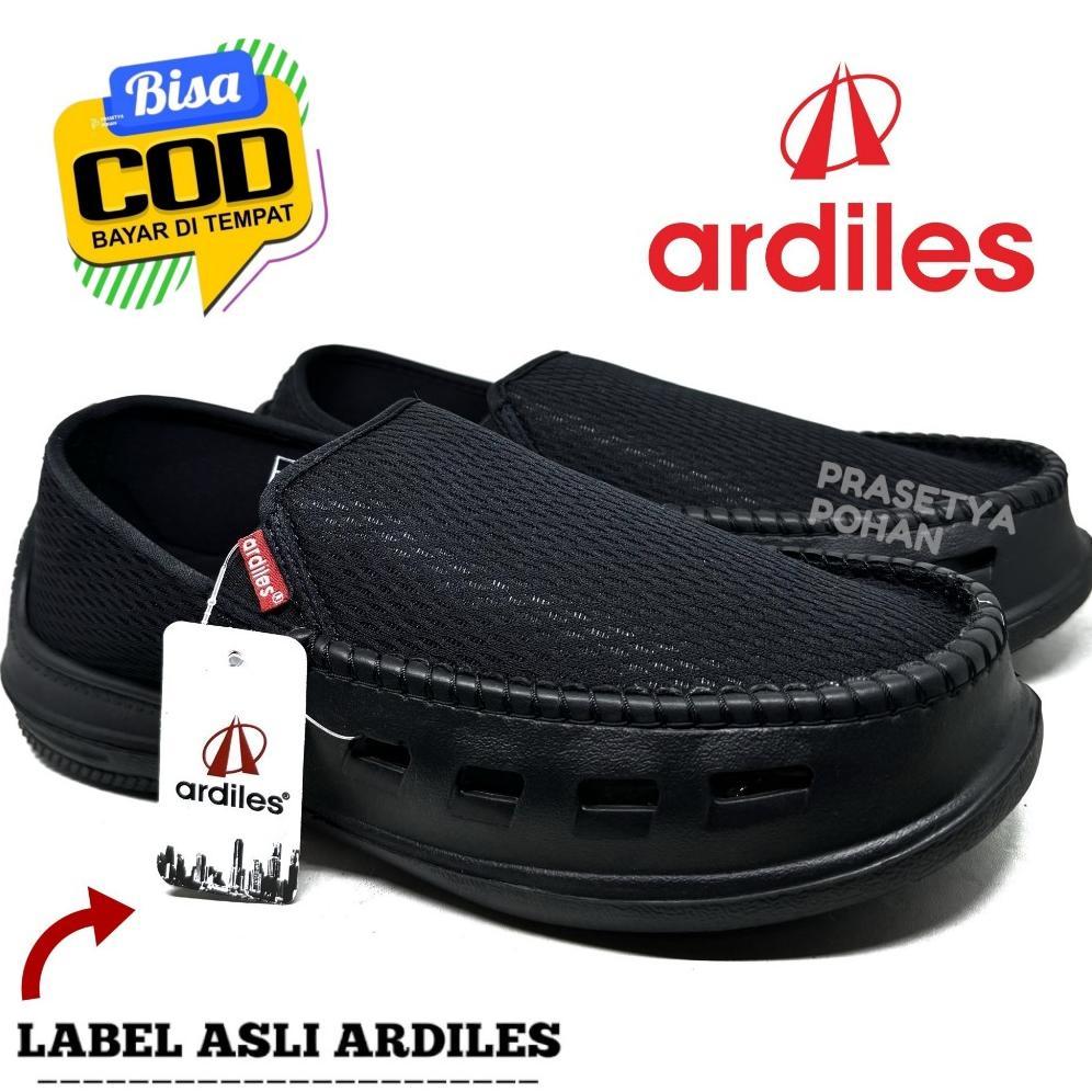 Sepatu Ardiles Slip On Pria Hitam Original Ardiles - Sepatu Ardiles Pria terlaris