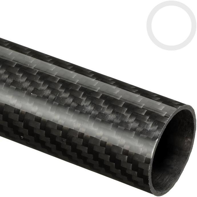 Zz99- 1Meter Pipa Carbon Tube Karbon Tube Od 30Mm Id 28Mm Tebal 1Mm 3K Glosy