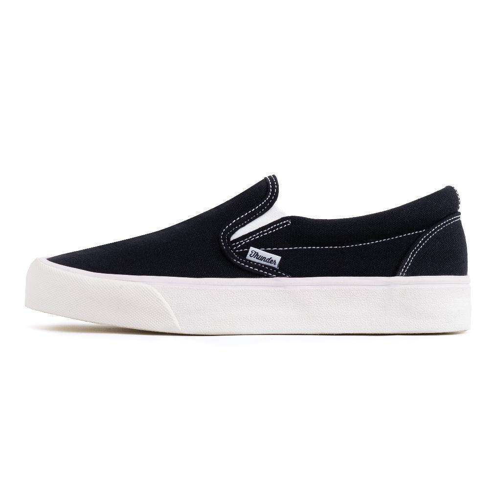 Thunderbear - Voltaire BW Sepatu Slip On Pria Lokal | Buat Nongkrong & Kuliah terlaris
