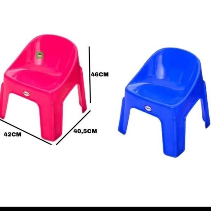 Kursi Pendek Sandar Plastik Tebal Bangku Anak Belajar Kursi Jongkok Kualitas Terbaik Harga Termurah