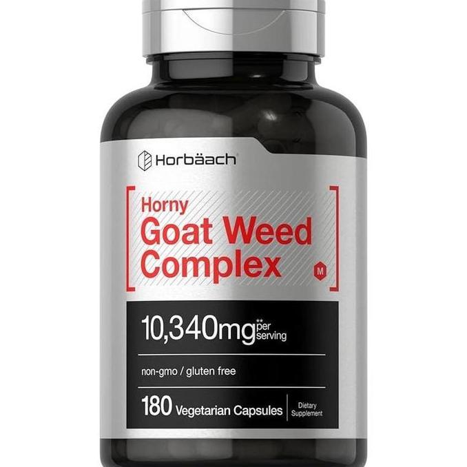 Horbaach Horny Goat Weed Complex 10,340 mg 180 Capsules