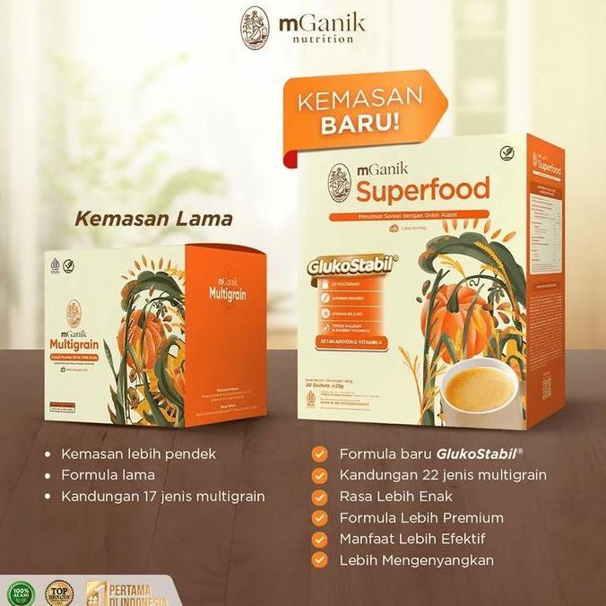 Sehat mGanik 3Peptide + Multigrain Koroner 3 Peptide m ganik mganic multi grain suplemen kardiovasku