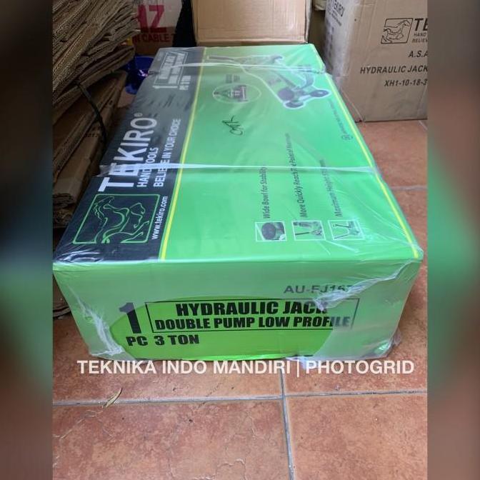 Dongkrak buaya 3 Ton TEKIRO / Dongkrak buaya ceper 3 Ton