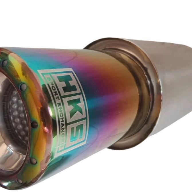 KNALPOT RACING MOBIL  HKS FULL STAINLESS ORIGINAL DAN TERPERCAYA