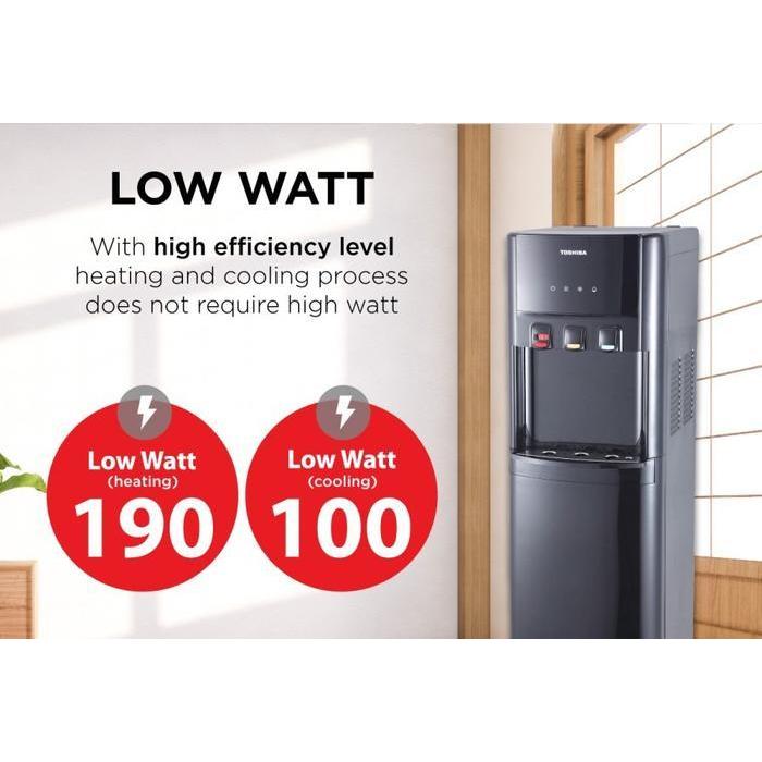 Water Dispenser Galon Bawah Toshiba RWF-W1615BN / RWF-W1615